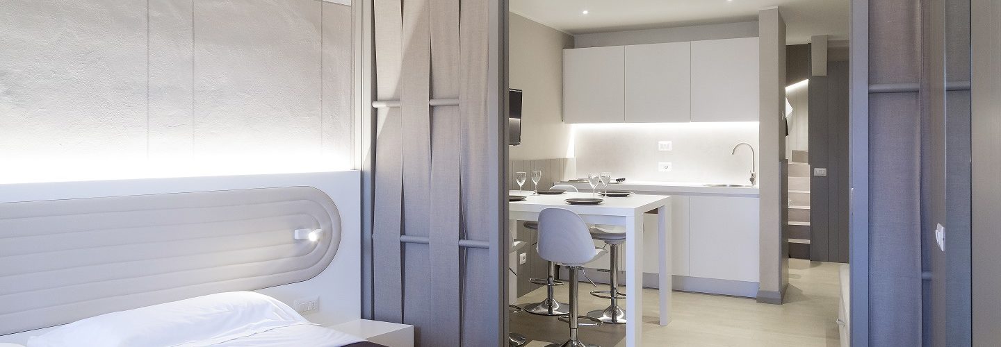 Appartamento Ciompi Arch Lapo Grassellini, camera pranzo e cucina